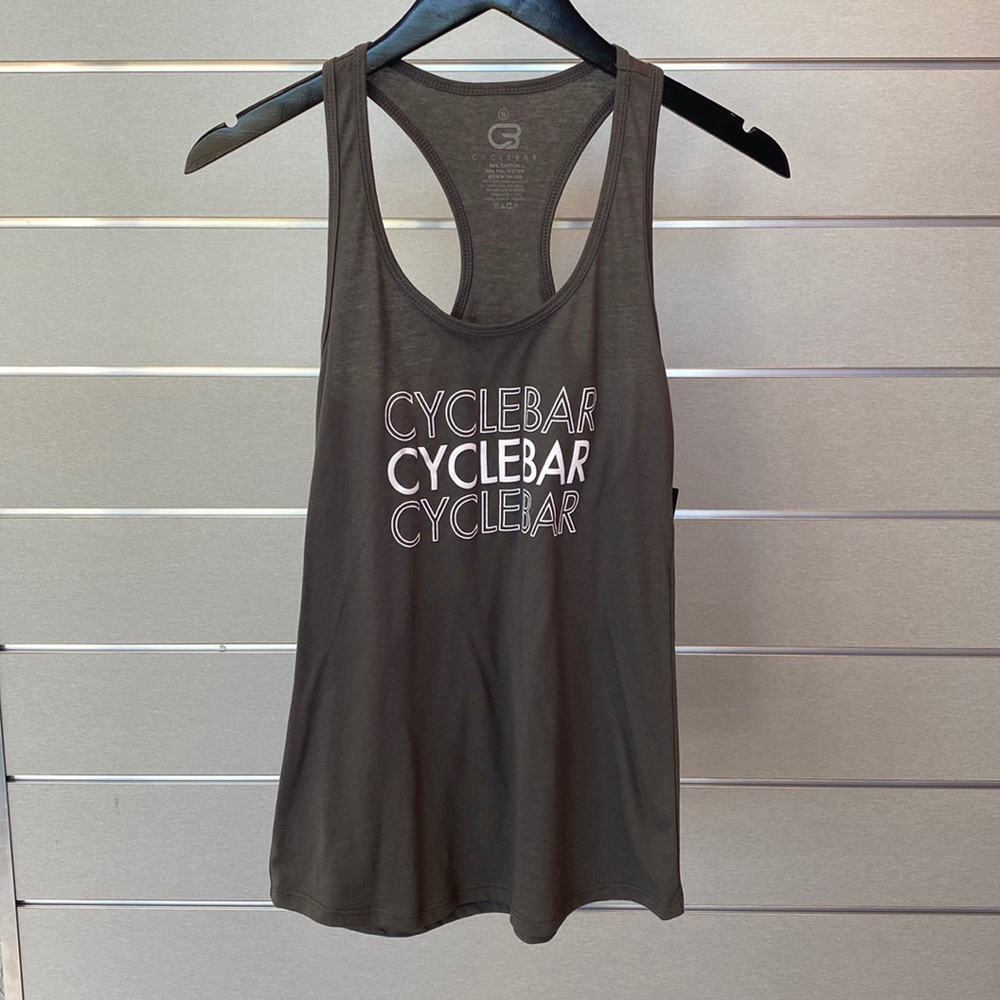 CycleBar Racerback Tank - Dk. Grey - CYCLEBAR repeat - NWT